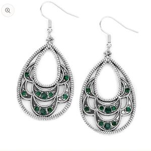 Malibu Green Teardrop Earrings